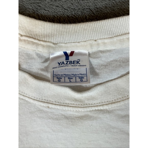 Vintage Looney Tunes Men's T-shirt Size L White Tweety Mexico Ixtapa Reynosa - Picture 5 of 14